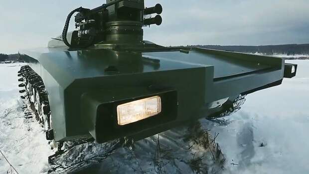 Испытания полностью автономных ударных роботов «Маркер» провели в России