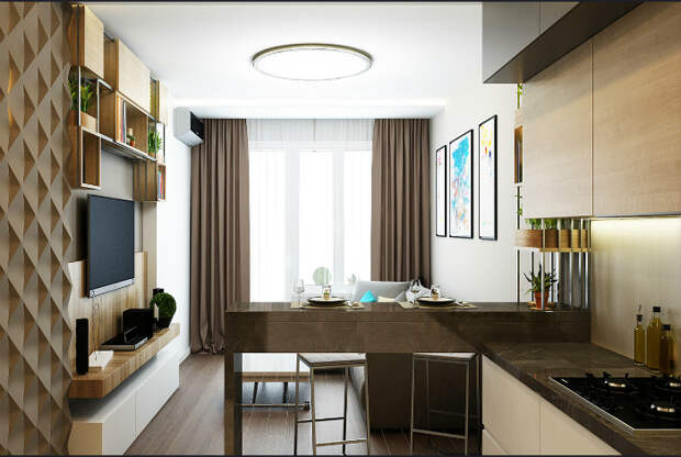 Меньше мест для хранения. | Фото: NVB Architects-Studio. Меньше мест для хранения. | Фото: NVB Architects-Studio.