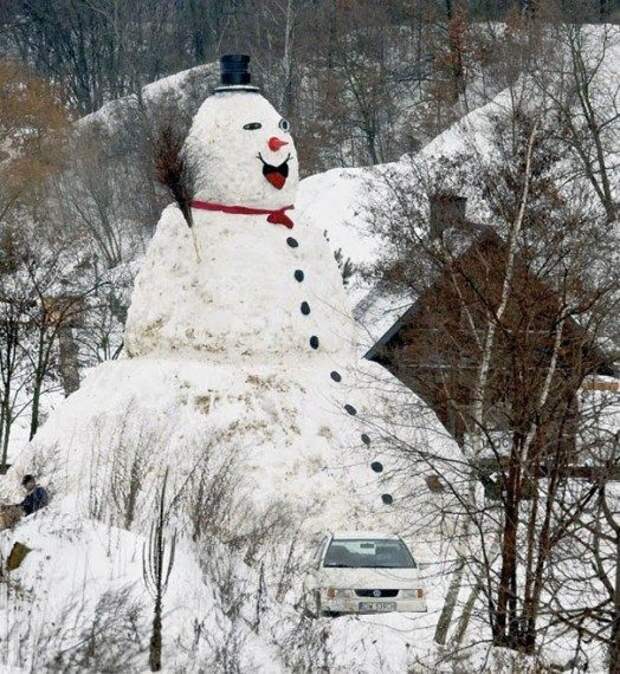 Необычные снеговики