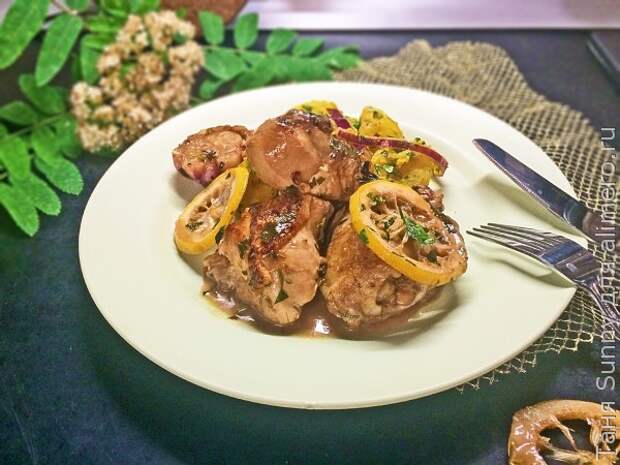 Лимонная курица