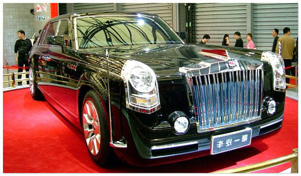 Hongqi HQD – практически полный визуальный аналог Rolls Royce Phantom Китай Аналоги, авто