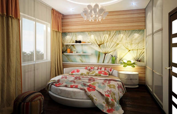 Дизайн маленькой спальни. 