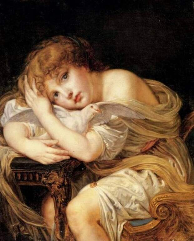 художник Жан-Батист Грёз (Jean-Baptiste Greuze) картины - 28