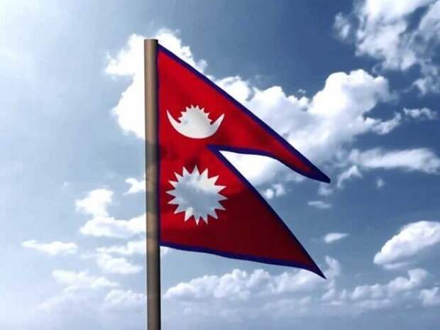 Флаг Непала не прямоугольный