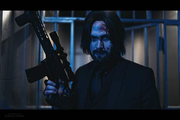 Крутой косплей по мотивам Джон Уик (John Wick)