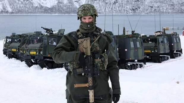 НАЧАЛОСЬ ПЛАНИРОВАНИЕ КРУПНОМАСШТАБНЫХ УЧЕНИЙ НАТО NORDIC RESPONSE 2024, В ХОДЕ КОТОРЫХ НАТО ОПРОБУЕТ ОБЩИЕ ОБОРОНИТЕЛЬНЫЕ ТАКТИКИ НА СЕВЕРЕ. ФОТО: FORSVARET.NO