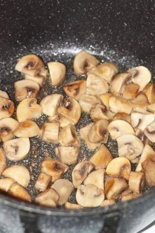 Вкусный и полезный рис с овощами и грибами. 01