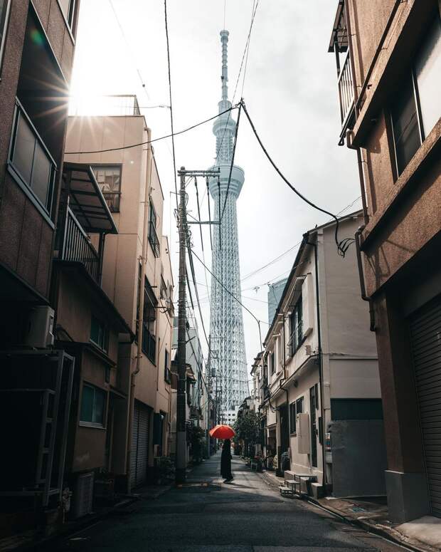 Японские улицы на снимках Юсуке Кубота