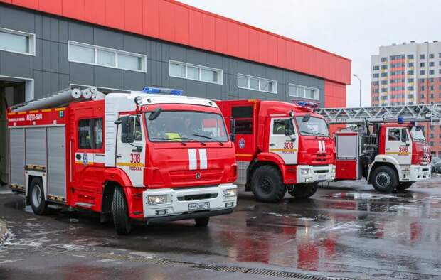 Пожарные машины / Фото: Управление по САО Департамента ГОЧСиПБ