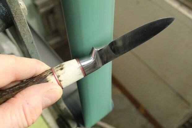 Как выковать нож из цепи