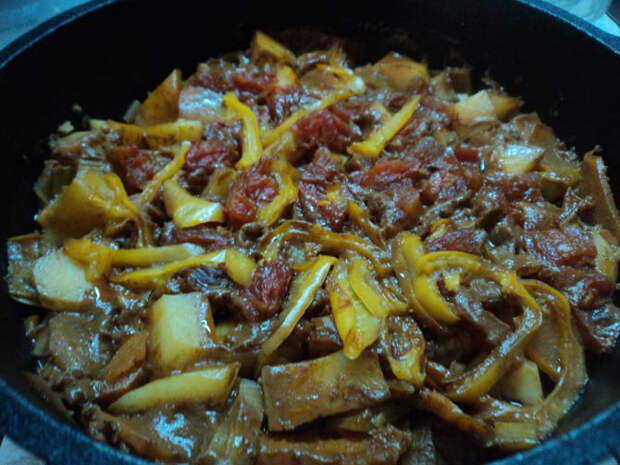 Рецепты по выходным - Мясо, тушеное в пиве