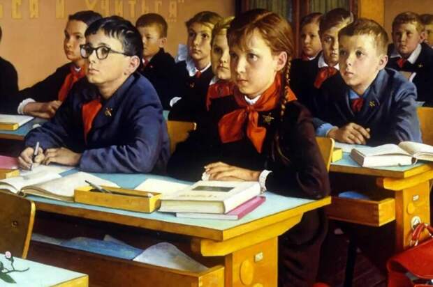 Советские школьники (иллюстрация из открытых источников)