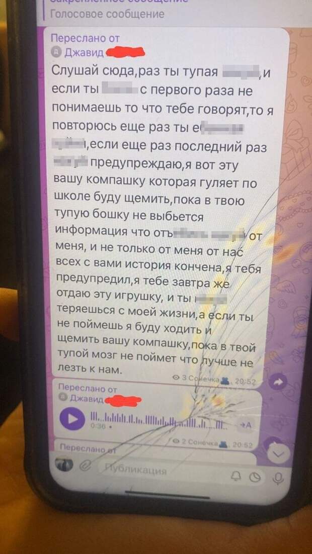 Предоставлено родителями пострадавшей