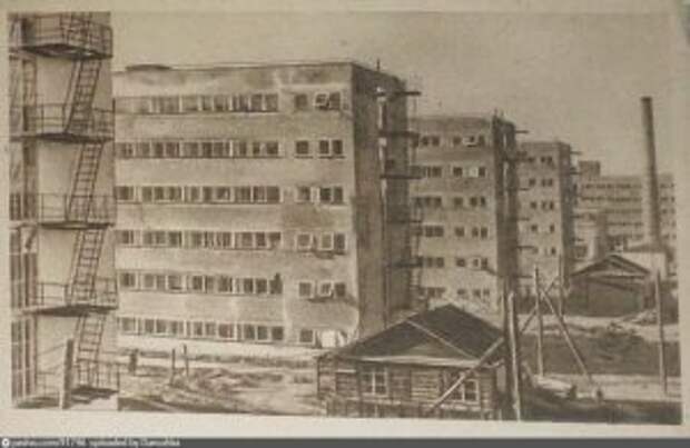 Строительство студенческого городка. 1930-1931 годы / Фото: pastvu.com