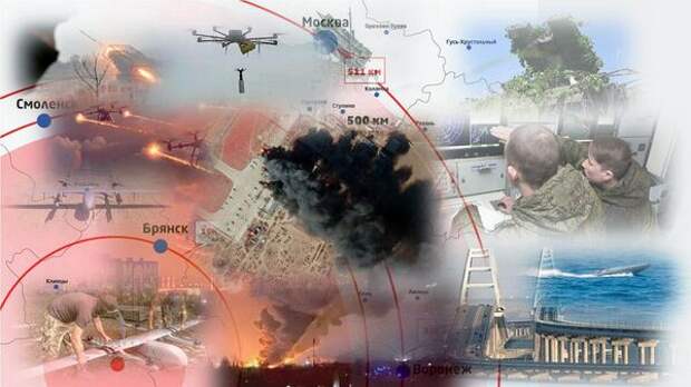 Обломки рухнули у жилых домов. ПВО ночью сбила почти 60 вражеских дронов над Россией