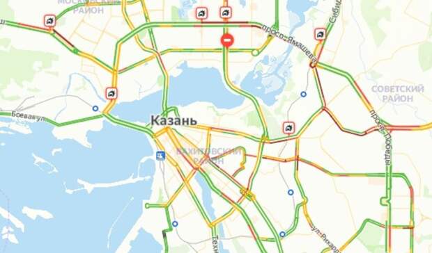 Карта оренбурга пробки онлайн