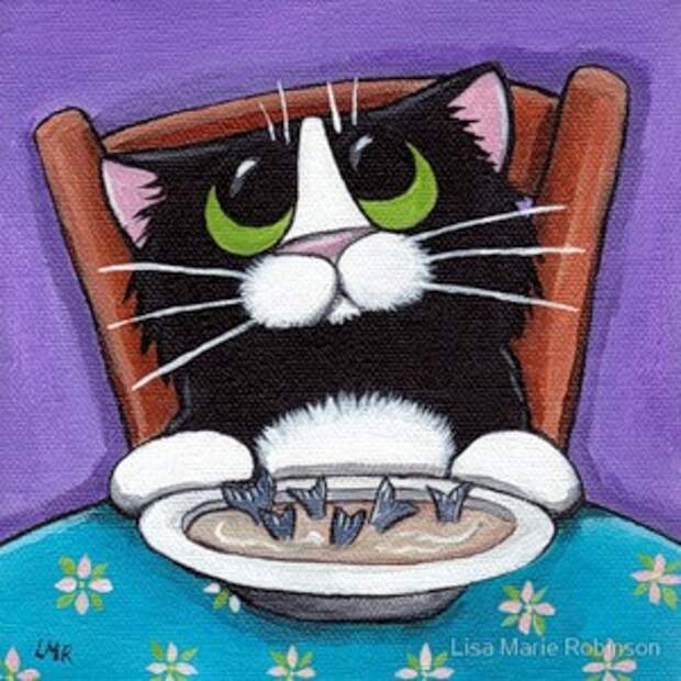 Коллекция кошек, котов и котят от Lisa Marie Robinson.