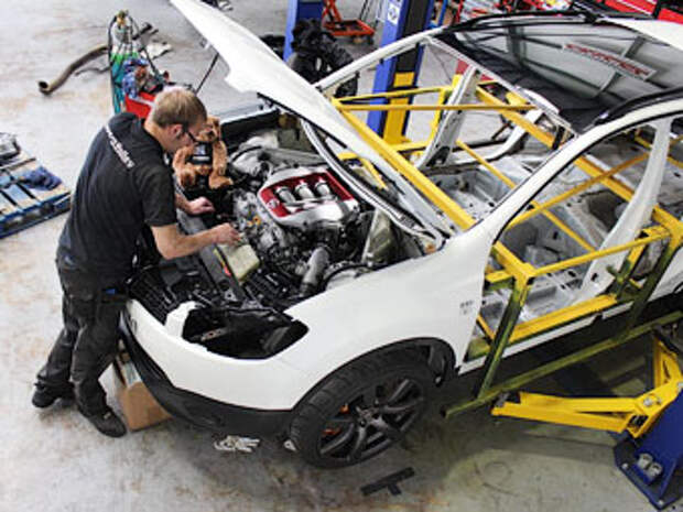 Работа над 1000-сильным "Кашкаем" на базе Nissan GT-R. Фото Severnvalley Motorsport