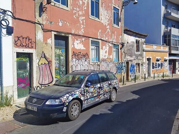 Все изменилось, когда городской совет стал спонсировать уличное искусство граффити, искусство, лиссабон, мир, португалия, творчество.город, улица