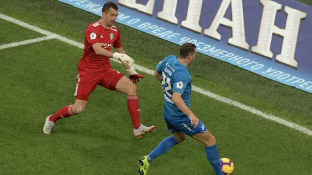 «Зенит» в меньшинстве обыграл «Ахмат» в матче РПЛ