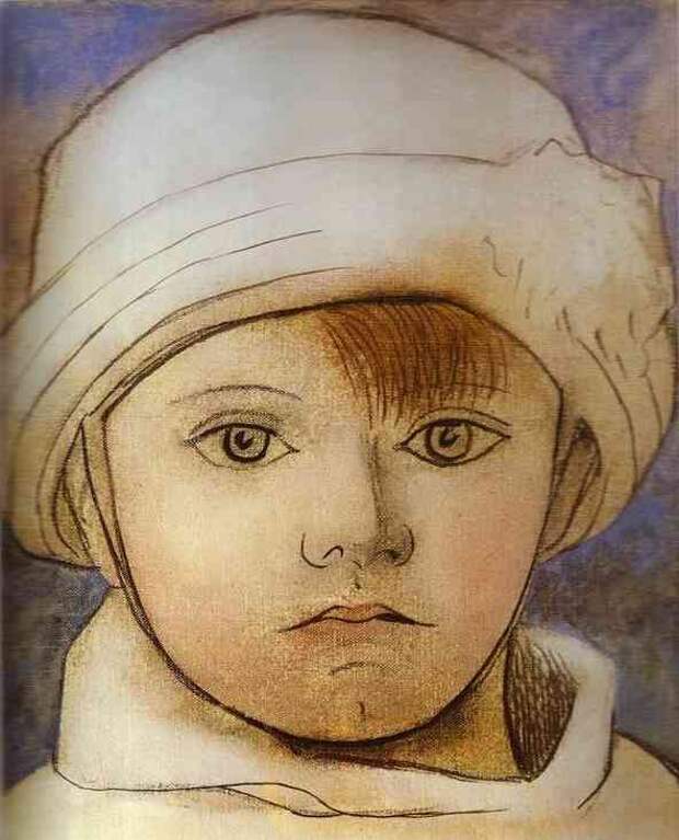 Пабло Пикассо. Детский портрет Поля Пикассо. 1923 год