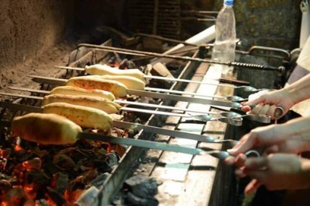 Хачапури на мангале фото