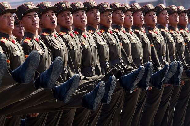 Военный парад в Северной Корее