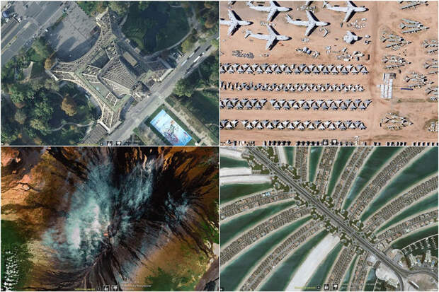 Топ-10 удивительных снимков с Google Earth