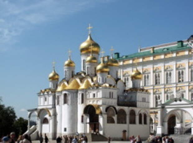 В Московском Кремле заложен Благовещенский собор