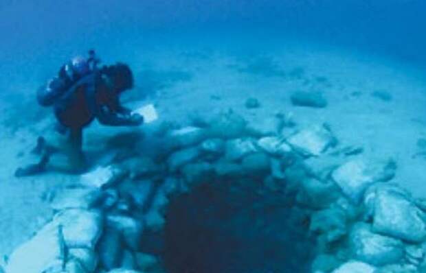 Под водой: руины Атлит Ям.