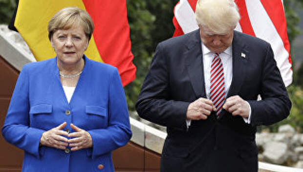 Ангела Меркель и Дональд Трамп. Архивное фото Ангела Меркель и Дональд Трамп. Архивное фото
