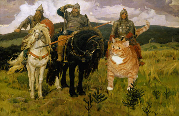 Кот как произведение искусства Кот, Искусство, Картина, Прикол, Комиксы, Длиннопост
