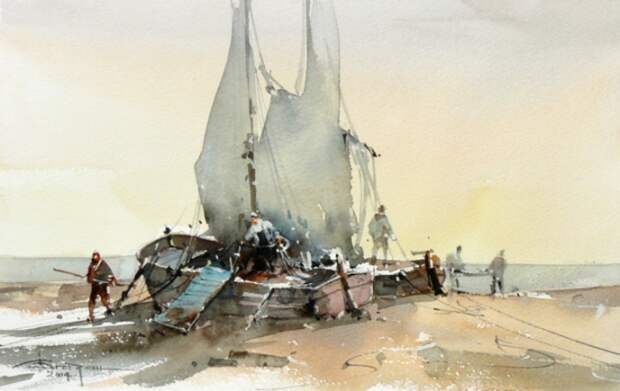 Моряки. Автор: Corneliu Dragan-Targoviste. Моряки. Автор: Corneliu Dragan-Targoviste.
