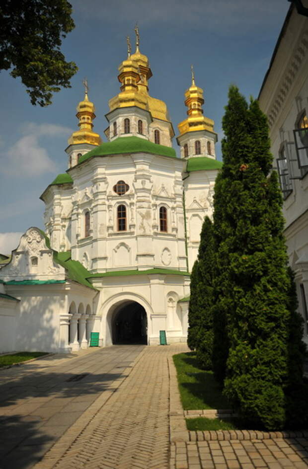 Панорама: Всехсвятская церковь, православный храм, Лаврская ул., 21к3, Киев - Ян
