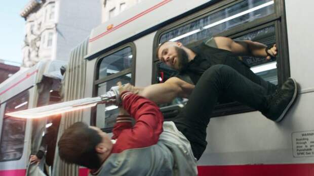 shang chi bus scene