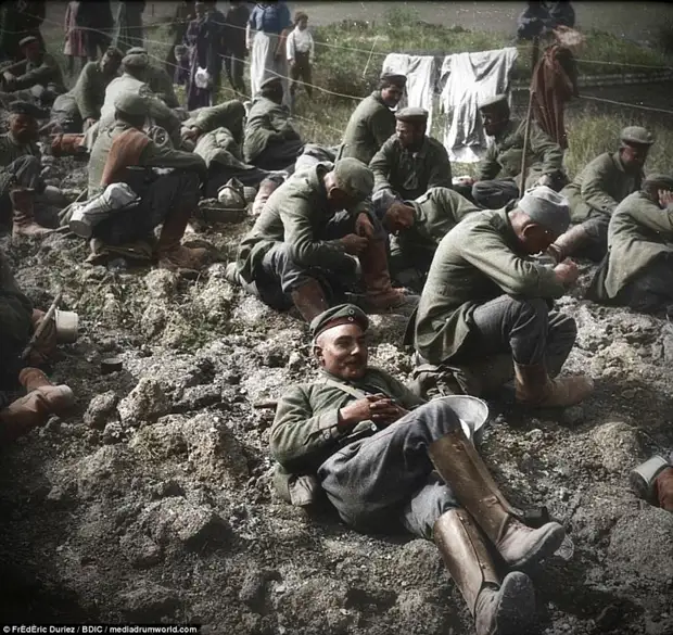 Немецкие военнопленные: фотографии времен Первой мировой в цвете военнопленныe, исторические фотографии, колоризация, колоризированные снимки, колоризированные фото, первая мировая, первая мировая война, раскрашенные