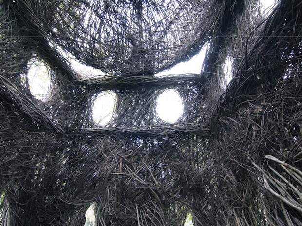 Hocus Pocus interior by Patrick Dougherty