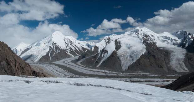 Ледник Каинды, Тянь-Шань, Кургазстан горы, природа, фото, фотографии