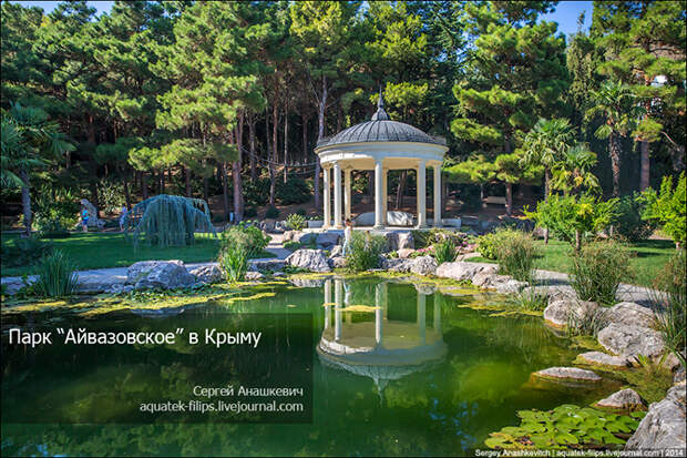 Прогулка по парку «Айвазовское» в Крыму Прогулка по парку «Айвазовское» в Крыму