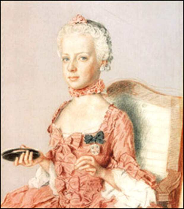 1762 г.портрет кисти Жана-Этьена Лиотара