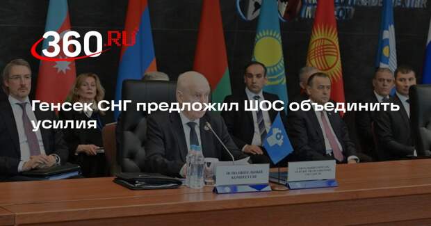 Генсек СНГ предложил ШОС объединить усилия
