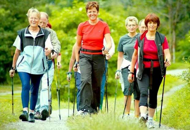 Скандинавская ходьба - лучшая профилактика суставных проблем 