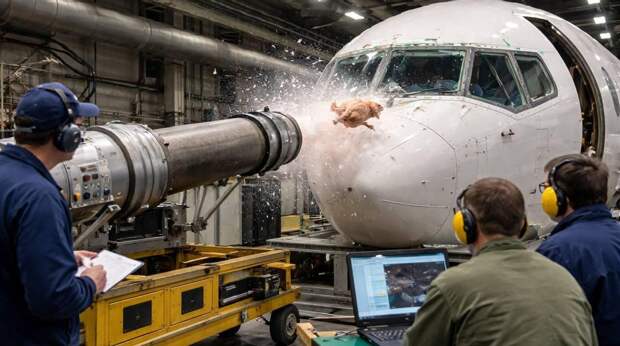 Почему самолеты обстреливают мертвыми курицами