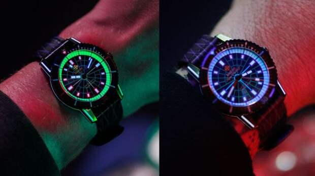 Zodiac Super Sea Wolf Laser Tag Edition Compression Diver Automatic Watch