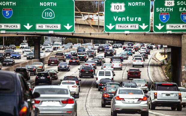 Los Angeles traffic.