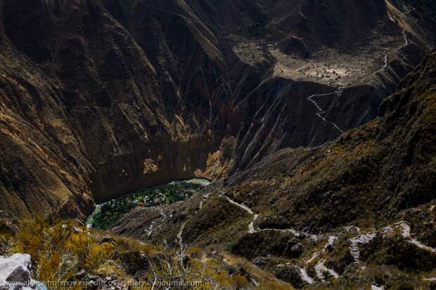 colca18 Спускаемся в глубочайший каньон на Земле