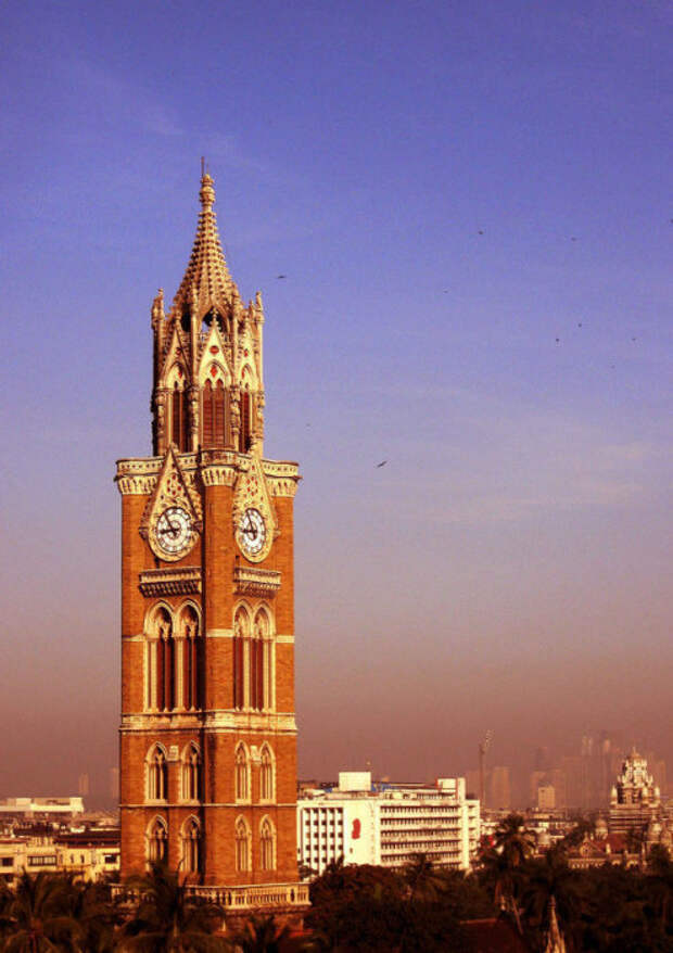 Часовая башня Раджабаи (Rajabai Clock Tower), Мумбай, Индия