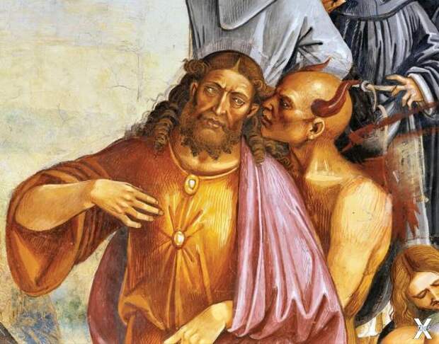 Антихрист на фреске Луки Синьорелли