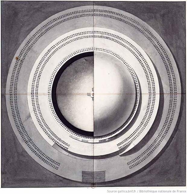 Загадка архитекторов Этьена Булле и Клода Леду идеи которому давали «сущности выходящие из тени», изображение №11