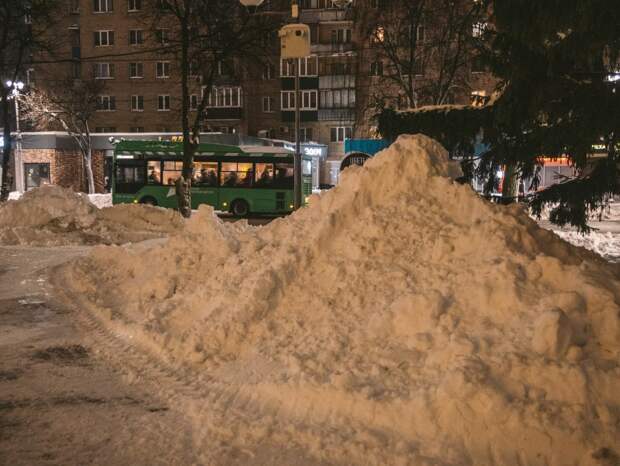 В Курске начали проверку после сообщения о свалке снега на улице 1-й Кожевенной